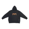 SBalenciaga Metallica-hoodie met oversized pasvorm “Black Orange” 697879TMV891055