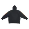 SBalenciaga Metallica-hoodie met oversized pasvorm “Black Orange” 697879TMV891055