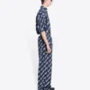 Scribble-pyjamabroek “Blue” 681819TLLJ48502
