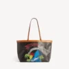 Select-tas voor dames, medium, in zwart/rood