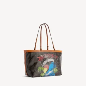 Select-tas voor dames, medium, in zwart/rood