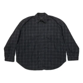 Shirt met afneembare mouwen, ruime pasvorm “Grey” 751728TOM172952