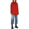 Shirt met lange mouwen en logo-opdruk, rood 623037TJLI16167
