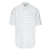 Shirt met logo over het hele oppervlak “White Black” 534332TBL969040