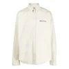 Shirt met ‘Property Of’-opdruk op de rug “Ecru” 703843TKM019800
