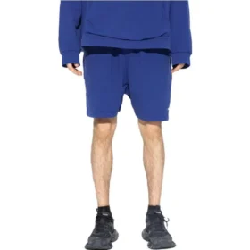Shorts met logoprint “Indigo Dirty White” 676137TNVB64388
