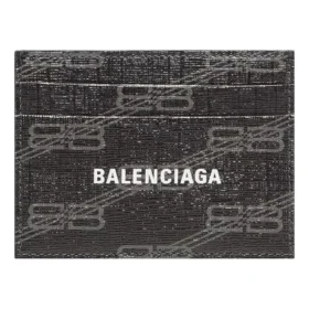 Signature-kaarthouder van BB Monogram-gecoat canvas “Zwart” 594309210D81061