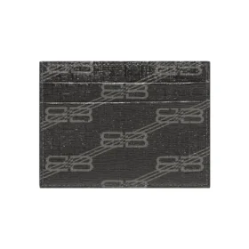 Signature-kaarthouder van BB Monogram-gecoat canvas “Zwart” 594309210D81061