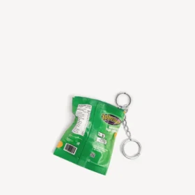 Sleutelhanger met ‘chips’-bedeltje in groen