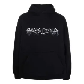Slime Hoodie Wide Fit “Zwart” 674986TLVF21069