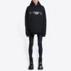 Slime Hoodie Wide Fit “Zwart” 674986TLVF21069
