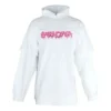 Slime T-shirt met capuchon en extra lange mouwen “White Bubblegum” 681029TLVF10901