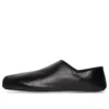 Slip-on met vierkante neus van zacht kalfsleer “Zwart” 702072WBDH11000