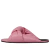 Soepelvallende leren slippers “Pink” 636576WA2M05048