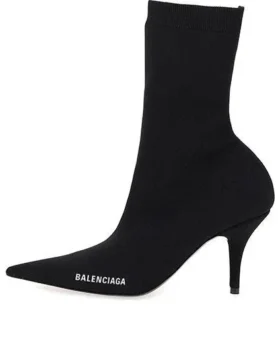 Sokkenlaarzen met logo “Black” 616246W18021090