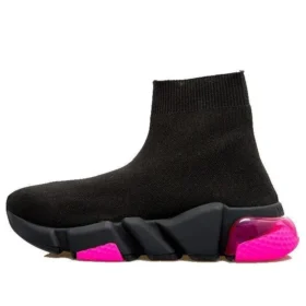 Speed 1.0 Sneakers “Doorzichtige zool, zwart, fluo-roze” 607543W2DBW1051