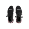 Speed 1.0 vetersneakers “Zwart-wit met rode doorzichtige zool” 617217W05GG1014