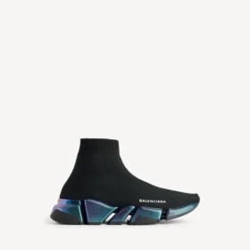 Speed 2.0 iriserende sneaker voor dames in zwart