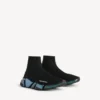 Speed 2.0 iriserende sneaker voor dames in zwart
