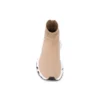 Speed Graffiti-Sneakers “Beige gebreid met witte en zwarte graffiti-zool” 605942W2DB79791