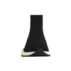 Speed Graffiti-sneakers “Zwarte gebreide bovenkant met fluogroene graffitizool” 605972W05GY1935