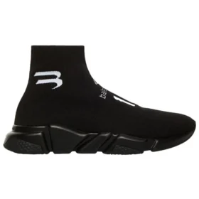 Speed Lt voetbalsneakers met sponsorlogo “Black Knit” 645734W2DBU1090