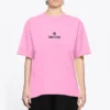 Sponsor-T-shirt met ronde hals, roze/rood 612965TJVD95764