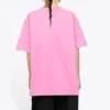 Sponsor-T-shirt met ronde hals, roze/rood 612965TJVD95764