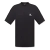 Sportief T-shirt met B-logo, boxy pasvorm “Black” 681045TLVN11070