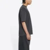 Sportief T-shirt met medium pasvorm “Washed Black” 612966TLV991070