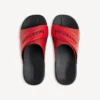 Sportieve badsandal voor heren in zwart/rood