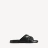Sportieve badsandalen voor heren in zwart/wit