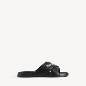 Sportieve badsandalen voor heren in zwart/wit