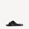 Sportieve badsandalen voor heren in zwart/wit