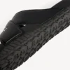 Sportieve badsandalen voor heren in zwart/wit