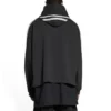 Sportieve Hoodies met gestreepte mouwen en capuchon, oversized “Black White” 704023TMVG23869