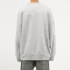 Sportieve trui met B Crest-logo en ronde hals “Grey” 671125TLV601300