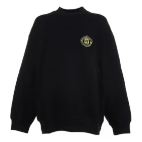 Sportieve trui met ronde hals en B Crest-logo “Black” 671125TLV60-1000