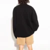 Sportieve trui met ronde hals en B Crest-logo “Black” 671125TLV60-1000
