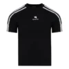 Sporty B gekrompen T-shirt “Zwart Wit” 704070TMVG43869