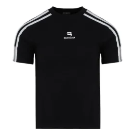 Sporty B gekrompen T-shirt “Zwart Wit” 704070TMVG43869