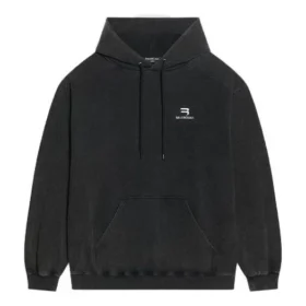 Sporty B Hoodie Medium Fit “Zwart” 600583TLVA11070