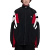 Sporty B omkeerbaar Track-jas “Black Red White” 681445TKO481000