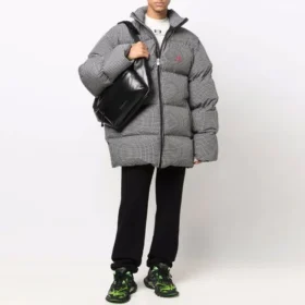 Sporty B-pufferjas “Zwart Wit” 681440TLO361070