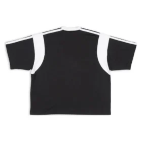 Sporty B T-shirt met boxy pasvorm “Zwart Wit” 699182TMVC41070