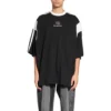 Sporty B T-shirt met boxy pasvorm “Zwart Wit” 699182TMVC41070
