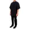 Sporty B T-shirt met ronde hals “Zwart” 657059TKV901069
