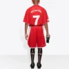 Sporty B voetbalshort “Rood” 641609TJV056540