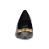 Square Knife BB 60 mm pumps “Black Shiny Lambskin” 694739WBD821080