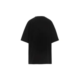 SS21 BB Letter Logo T-shirt met ronde hals, zwart 641655TJV871070